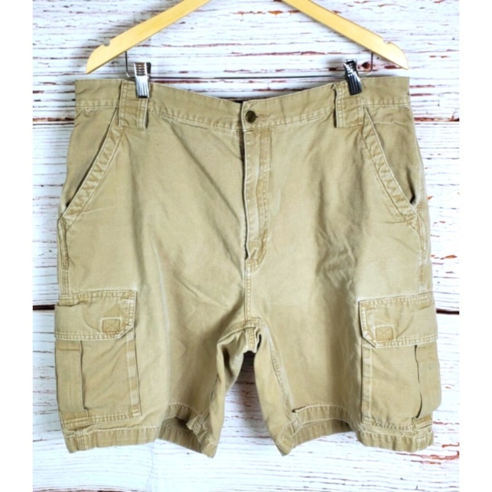 Carhartt Cargo Shorts Men's Size 40 Beige Khaki 100% Cotton